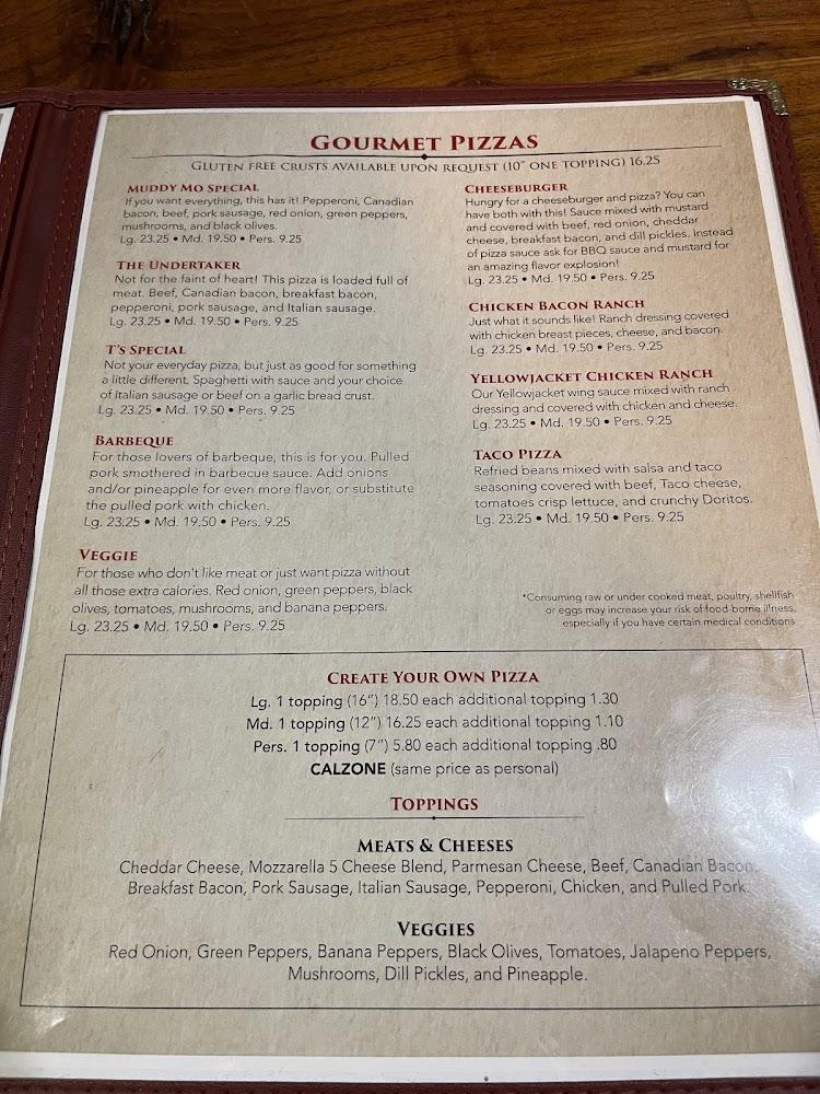Muddy MO Pizzaria Menu image 2
