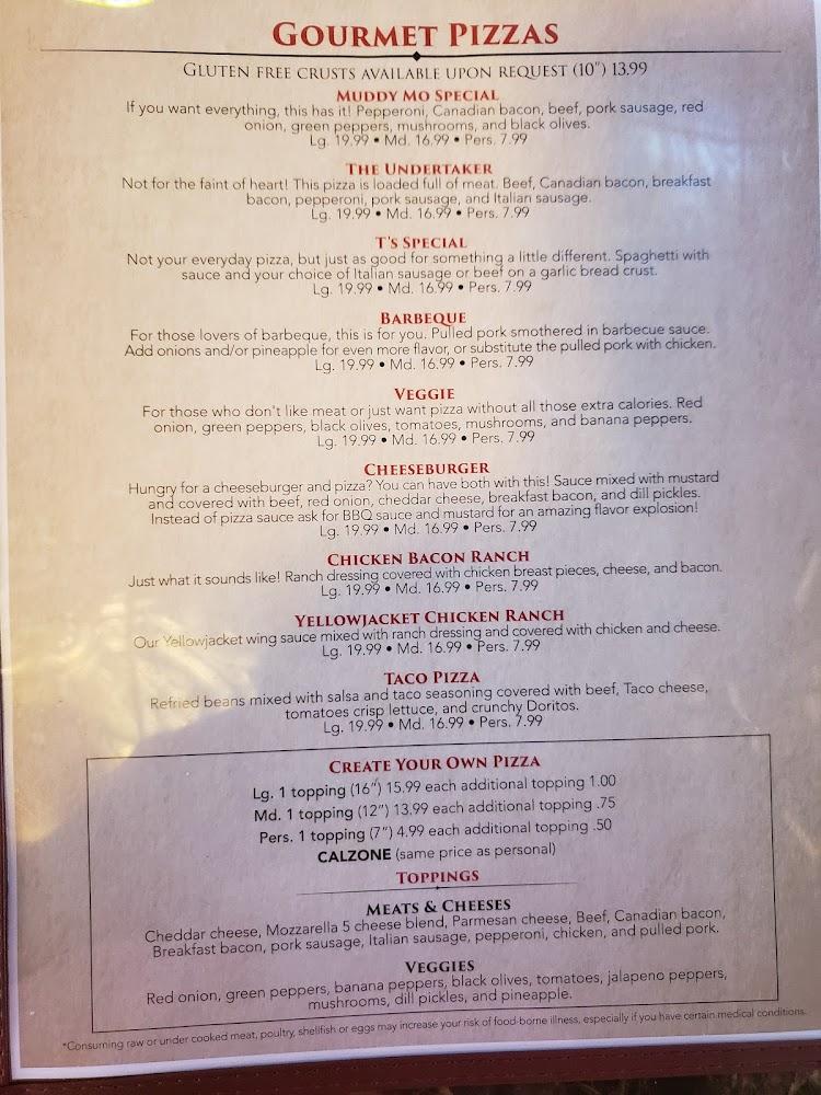Muddy MO Pizzaria Menu image 4
